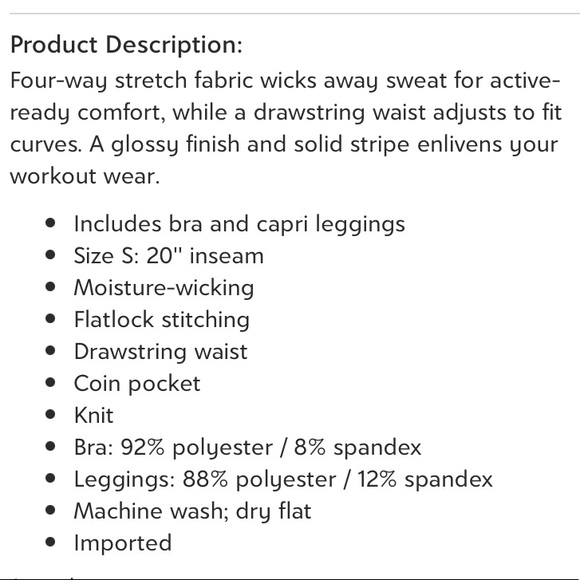 😍Ki PERFORMANCE black python & metallic snakeskin yoga spandex Capris😍 - Picture 3 of 14